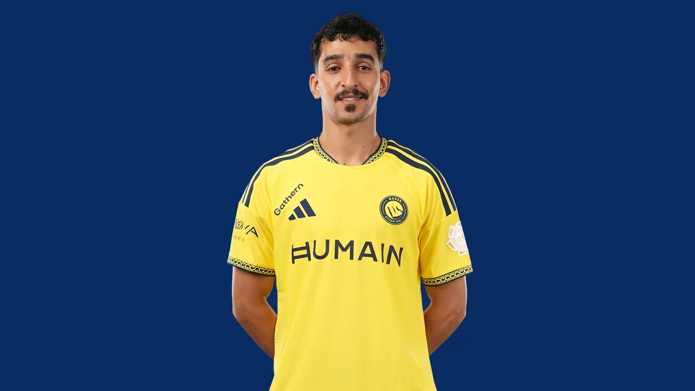 Chân dung chính thức hậu vệ Nader Al-Sharari của Al Nassr