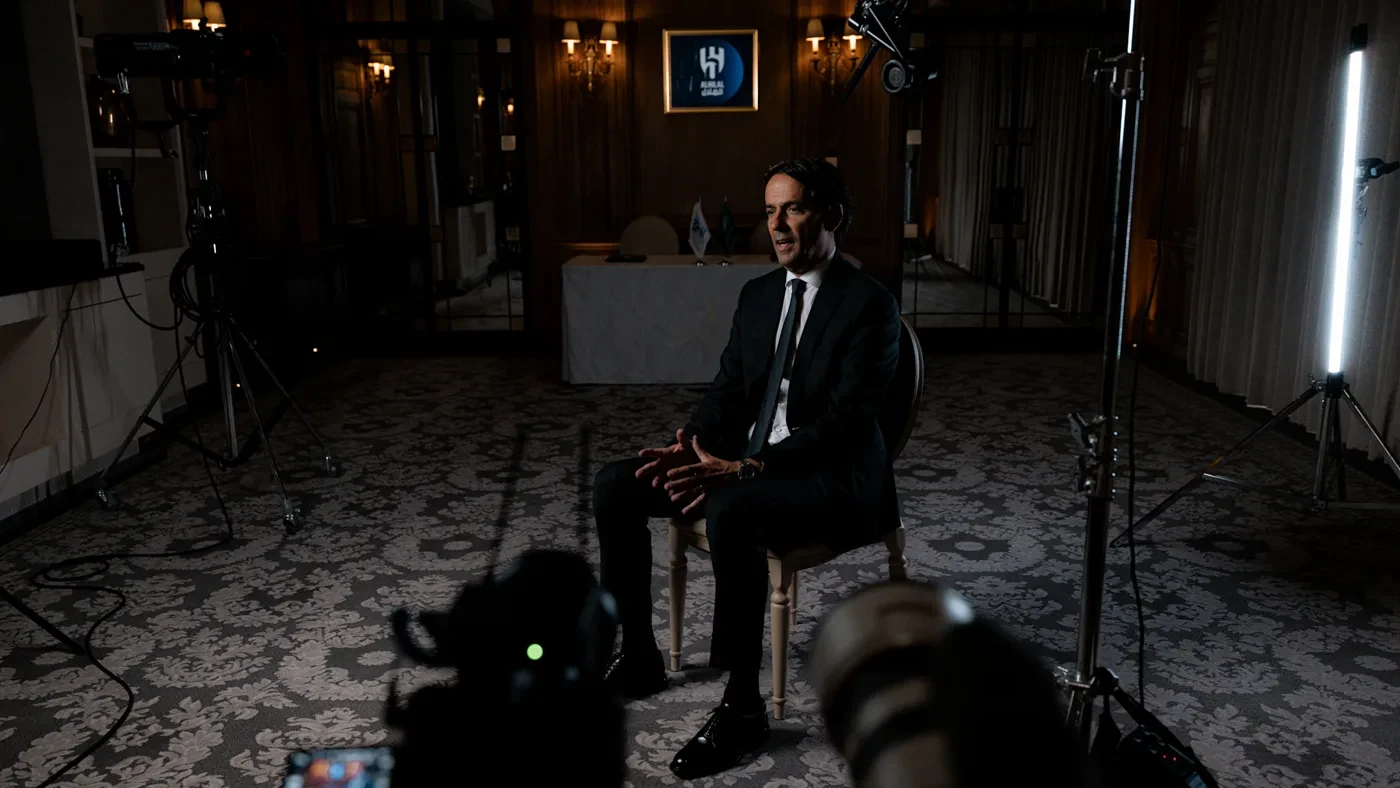 Simone Inzaghi trong cuộc phỏng vấn đầu tiên với Al Hilal