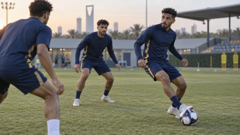 Sami Al-Najei thoát khỏi phạm vi rondo trong buổi tập Al Nassr